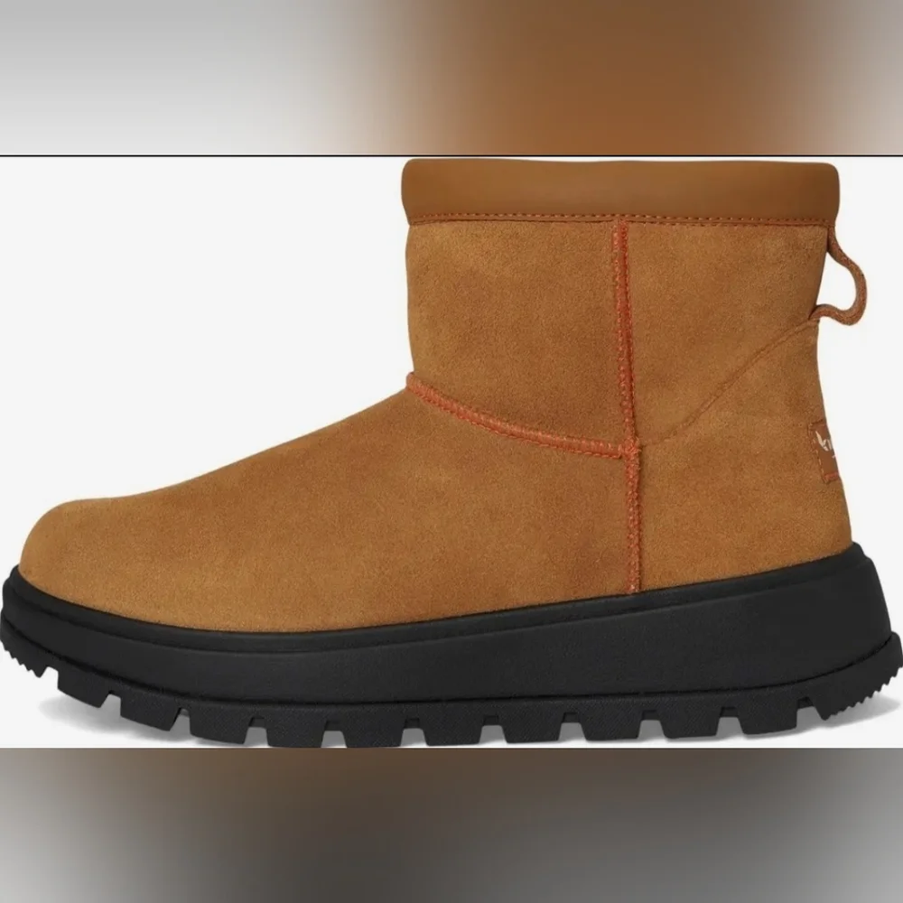 Size 8 - New Koolaburra By UGG Mini Hybrid Winter Boot Chestnut - Picture 8 of 16